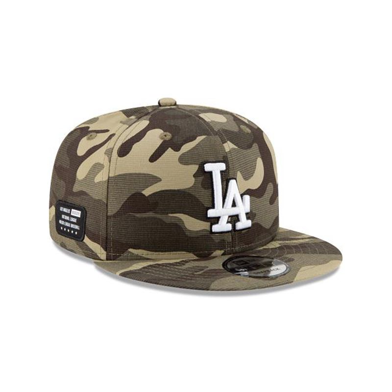 MLB Los Angeles Dodgers Armed Forces Weekend 9Fifty Snapback (AGM8735) - Green New Era Caps